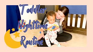 2 YEAR OLD BEDTIME ROUTINE #358 | Solo nighttime routine with a toddler