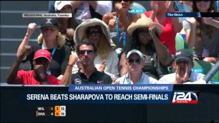 Serena beats Sharapova to reach semi-finals