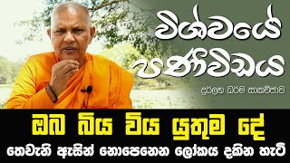 තෙවැනි ඇසින් නොපෙනෙන ලෝකය දකින හැටි | ඔබ බිය විය යුතුම දේ | විශ්වයේ පණිවිඩය