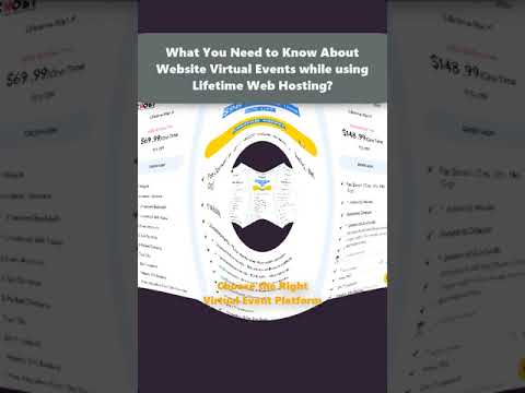 What you need to know about virtual website events when using Lifetime Web Hosting? Top 5 Tips