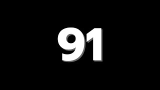 91 Second Countdown Timer With Sound Effect
