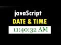 How to Add  a JavaScript Time to your web page
