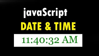 How to Add a JavaScript Time to your web page