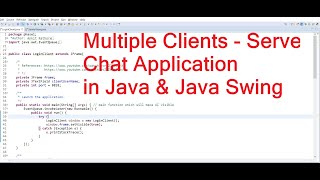 Multi clients-server chat application implemented using Java, Multithreading & Socket Programming