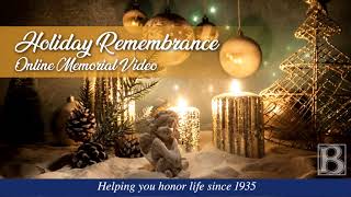 Baue Holiday Remembrance Tribute Video 2020