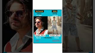 Pathaan vs Zero Movie Comparison | Pathaan vs Zero Movie Collection #shorts #pathaan #zero