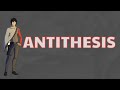 What Does ANTITHESIS  Means || Meanings And Definitions With Example in ENGLISH .