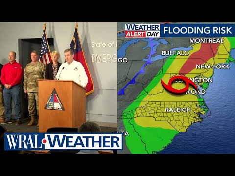 El gobernador Roy Cooper habla sobre el impacto de Debby y la declaración del estado de emergencia; Biden envía ayuda federal