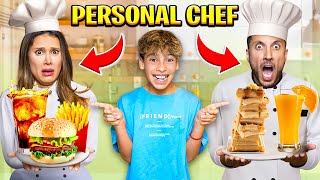 We Became our Son's PERSONAL CHEF for a Day! 😩