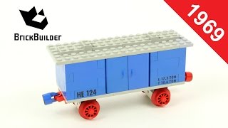 Lego - Back To History - 124 Goods Wagon - 1969 - BrickBuilder