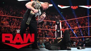Brock Lesnar sends R-Truth to Suplex City: Raw, Jan. 13, 2020