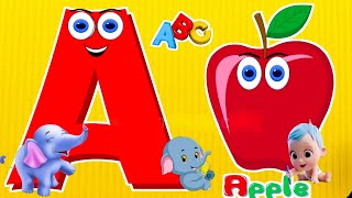 Phonics Song / ABC Song / A for Apple / Tiny Tots / Kiddos Study Zone /ABC lyrics song #phonics_song