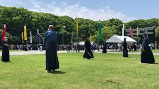 令和６年度　護国神社春季大祭奉納武道　神道流剣術第一部