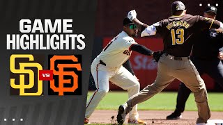 Padres vs. Giants Game Highlights (4/7/24) | MLB Highlights