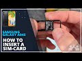 Samsung Galaxy A04s | How to insert correctly a SIM-Card  • 🂠 • 📲 • 📡 •