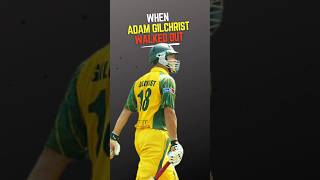 When Adam Gilchrist Did This #cricket