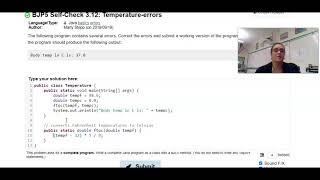 Help with BJP5 Self-Check 3.12 Temperature-error (AP CSA)