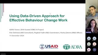 HTLL Webinar: Using Data Driven Approach for Effective Behaviour Change Work