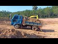 งานนี้จัดหนักจัดเต็มเลยนะ komatsu pc130 บุญรอด ดั้มteam