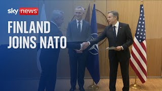 Finland becomes an official NATO member