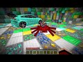 jj and mikey poor vs rich tunnel with cars battle in minecraft maizen