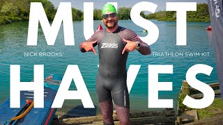 Nick Brooks Triathlon Swim Kit MUST HAVES | ZOGGS