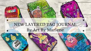 NEW LAYERED TAG JOURNAL featuring Art by Marlene