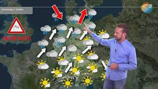 Aktuelle Wetter- \u0026 Windvorhersage 8. bis 13. Oktober. Warmluftsektor \u0026  Kaltfront. NOAA \u0026 Oktober!