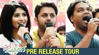Chal Mohan Ranga Pre Release Tour | Nithiin | Megha Akash | Thaman S | Pawan Kalyan | Trivikram