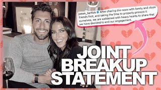 BREAKING NEWS: Bachelorette Kaitlyn Bristowe & Jason Tartick Announce BREAKUP - Full Statement