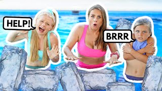LAST TO LEAVE ICE COLD POOL *WINS PRIZE* | Family Fizz