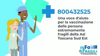 800432525: un telefono in aiuto per la vaccinazione delle persone estremamente fragili della Asl Tse