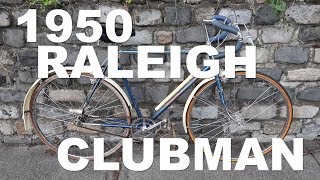 This 1950 RALEIGH CLUBMAN may be the COOLEST RALEIGH I've EVER FOUND!