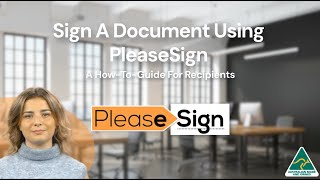 How to Complete a Document Signature as a Recipient with PleaseSign