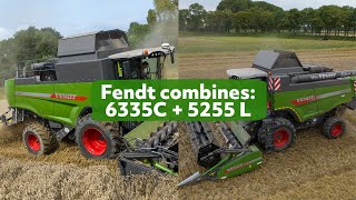 Fendt 6335C & 5255 L PL | Wheat harvest 2023 | Fendt combine history explained