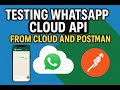 03 Send Template message from WhatsApp cloud API | Test WhatsApp API Through POSTMAN