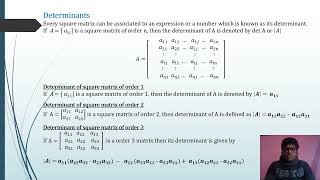 Souvik PalMatrix & Determinants