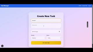 Task Manager Using Node.js And Bootstrap