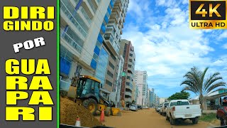 Dirigindo por Gurarapari - Centro, muquiçaba e obras na Praia do Morro