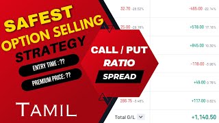 Safest Option Selling Strategy | Nifty CALL  \u0026 PUT Ratio Spread | With live example|