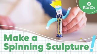 How to Make a Spinning Sculpture with Magnets | STEAM DIY | KiwiCo