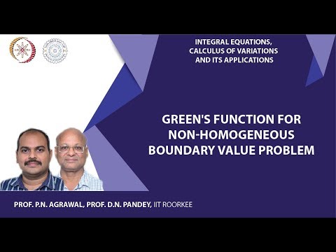 Green's function for non-homogeneous boundary value problem Green's function for non-homogeneous boundary value problem