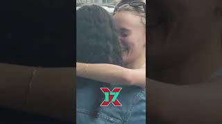 Lily-Rose Depp Makes Out With Girlfriend Danielle Balbuena (070 Shake) At LAX