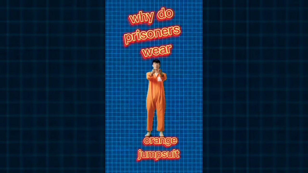 Why Prisoners Wear Orange Jumpsuit #amazingfacts #viral # ...