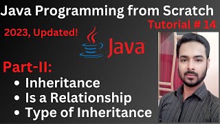 Tutorial 14 Part-II: Inheritance in Java | Has a Relationship in java | Type of Inheritance in java