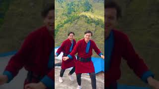 Our cultural dress with. Tamang selo song❤️❣️#ramlaxman #shorts #youtubeshorts