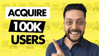 Growth Hacking Strategy for SaaS Startups (How to Acquire 100K Users)