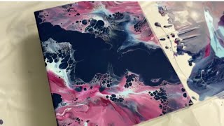 Beginner Chaos Style Dutch Pour | Acrylic Pour Tutorial Hints \u0026 Tricks