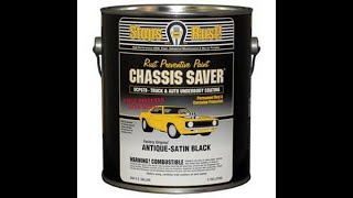 Chassis Saver Magnet Paint UCP970-01 under carriage paint review and POR15 comparison