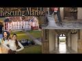 Restoring the Grand Entrance Marble of Our French Chateau
